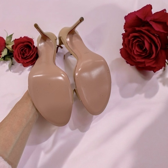 Rebecca Allen Women's The Two Strap Heeled Sandal Tan High Heel size 9.5 M - Picture 6 of 10